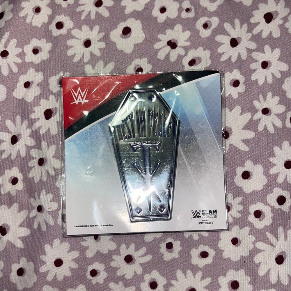 Undertaker Rest In Peace Collectable Pin WWE Slam Loot Crate NEW Sealed